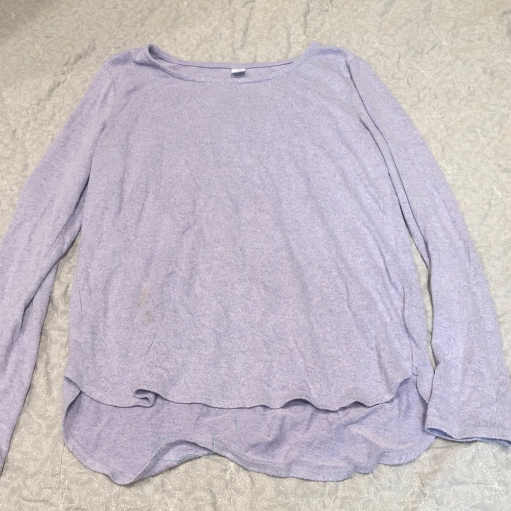 Light purple long sleeve top Women’s S